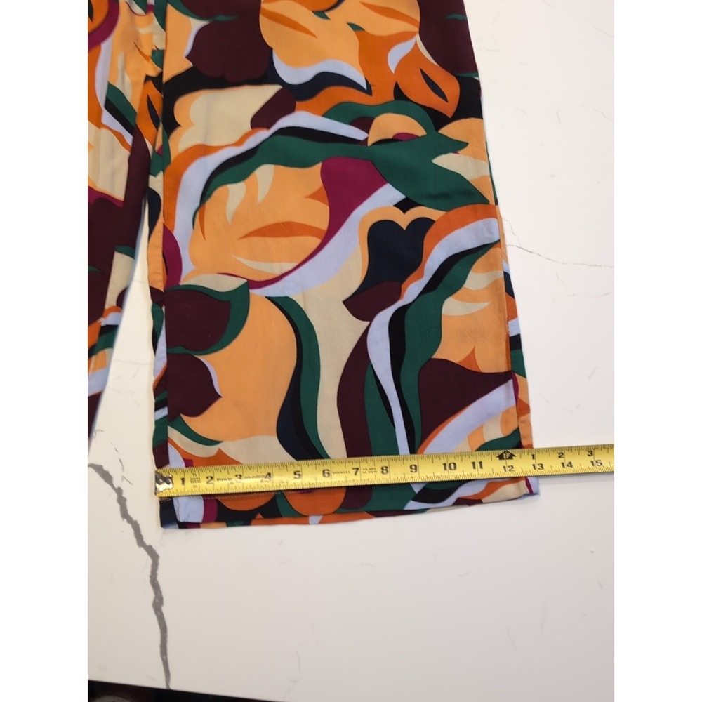 Live 4 Truth Anthropogy Boho Bell Sleeve Cropped Blouse & Pants Leaves Size M - Picture 5 of 16